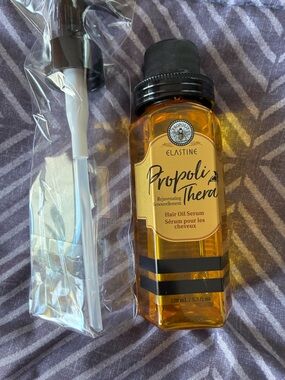 Elastine Propoli Thera Hair Oil Serum - Amber Gold
